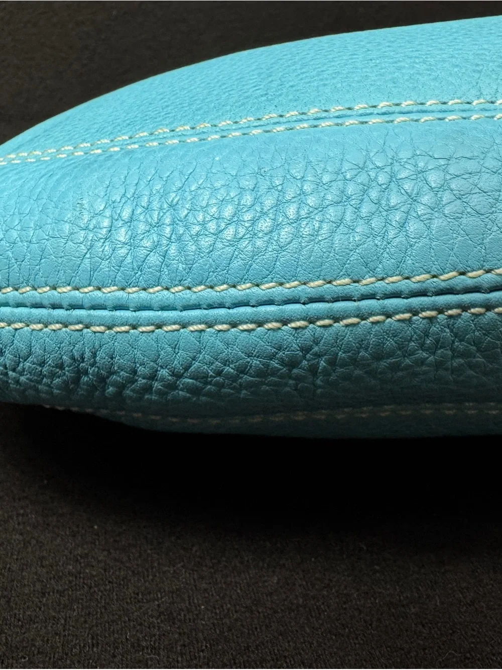 Ann Taylor Turquoise Leather Hobo Bag